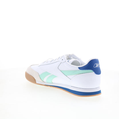 Reebok Campio XT Mens White Leather Lace Up Lifestyle Sneakers Shoes