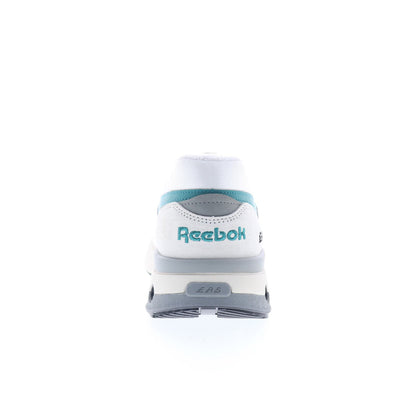 Reebok ERS World Mens White Suede Lace Up Lifestyle Sneakers Shoes