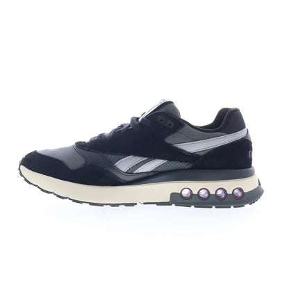 Reebok ERS World Mens Black Suede Lace Up Lifestyle Sneakers Shoes