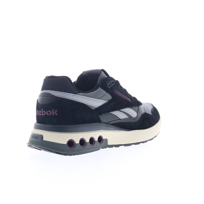 Reebok ERS World Mens Black Suede Lace Up Lifestyle Sneakers Shoes