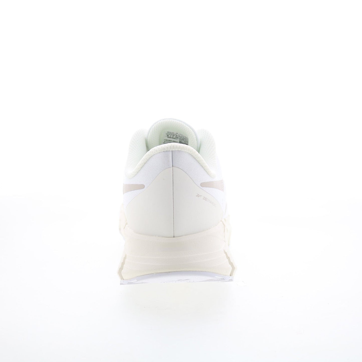 Reebok Zig Dynamica 5 Mens White Synthetic Lace Up Lifestyle Sneakers Shoes