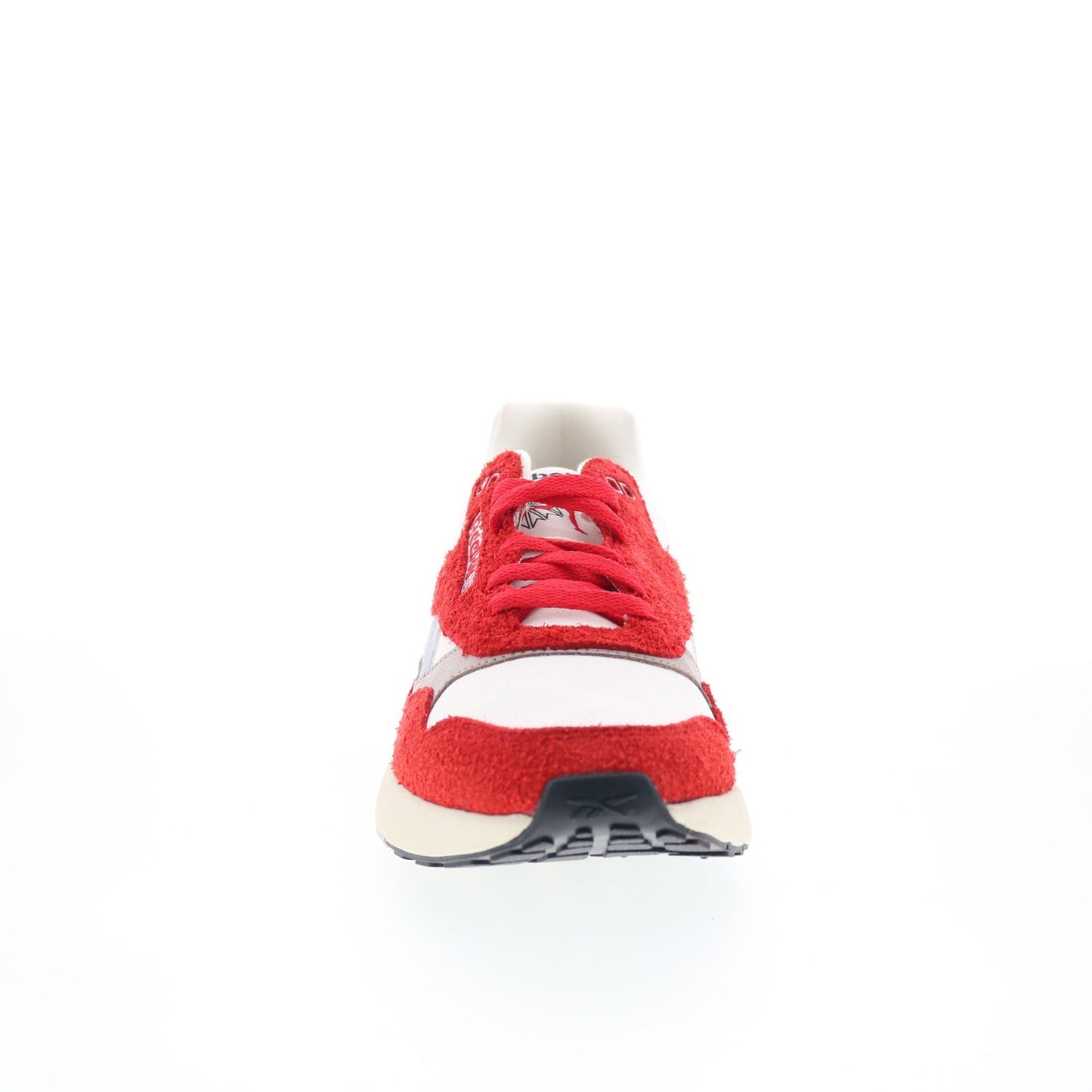 Reebok ERS World Mens Red Suede Lace Up Lifestyle Sneakers Shoes