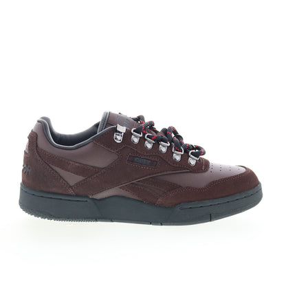 Reebok BB 4000 II Obey Mens Brown Suede Lace Up Lifestyle Sneakers Shoes