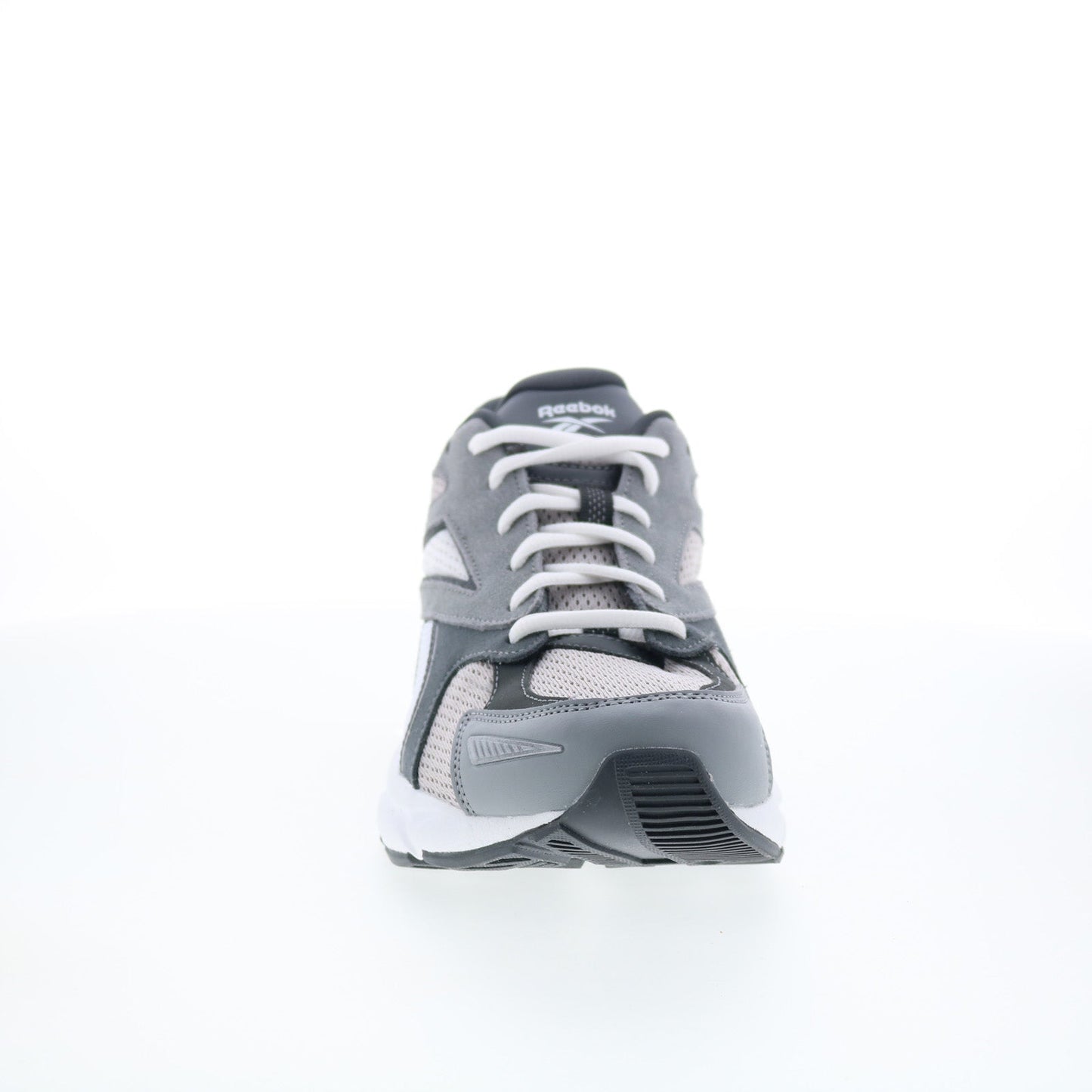 Reebok Road Prime Mens Gray Suede Lace Up Lifestyle Sneakers Shoes