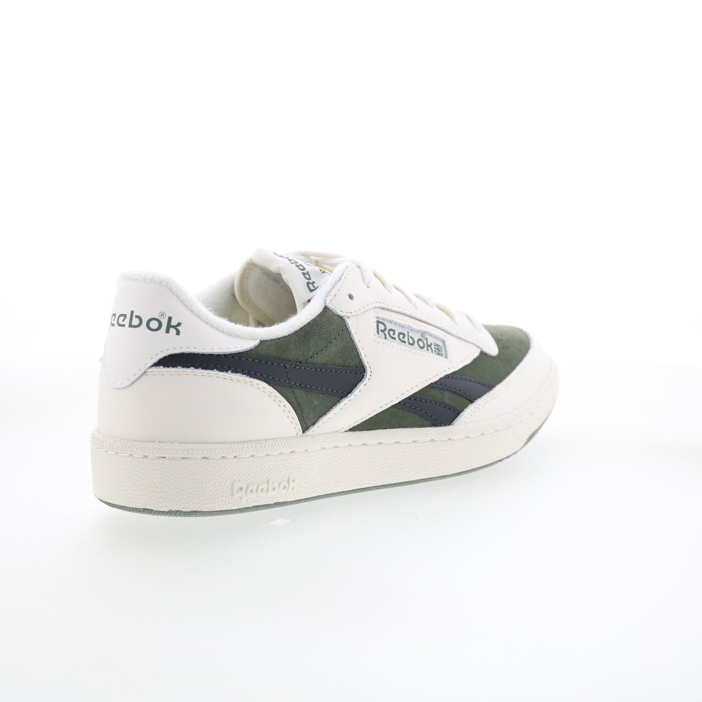 Reebok Club C Revenge Vintage II Mens Green Suede Lifestyle Sneakers Shoes