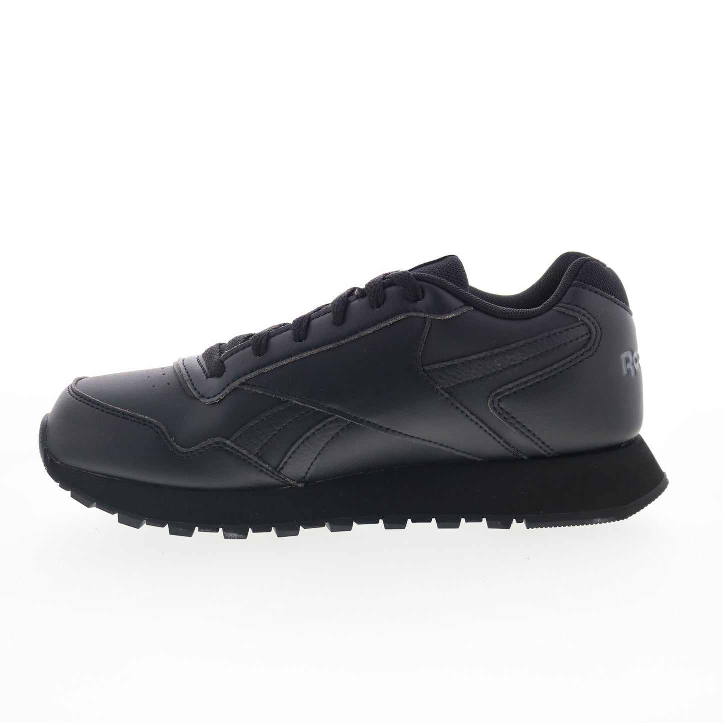 Reebok Glide Wide 4E Mens Black Extra Wide 4E Lifestyle Sneakers Shoes