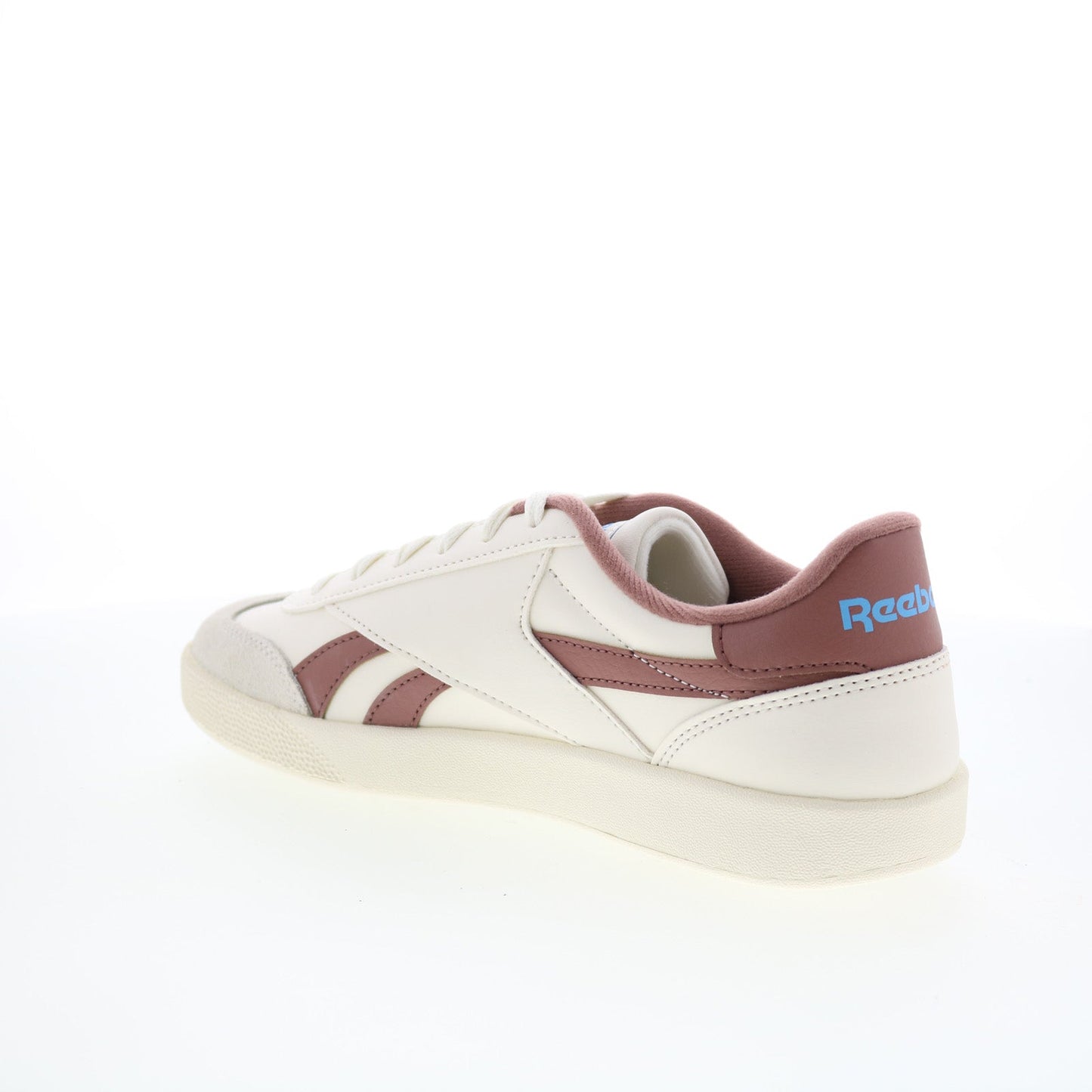 Reebok Smash Edge S Mens Beige Leather Lace Up Lifestyle Sneakers Shoes