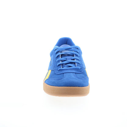 Reebok Smash Edge Mens Blue Suede Lace Up Lifestyle Sneakers Shoes
