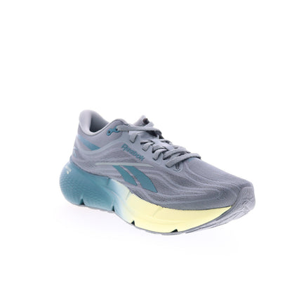 Reebok Zignition Mens Gray Canvas Lace Up Athletic Running Shoes