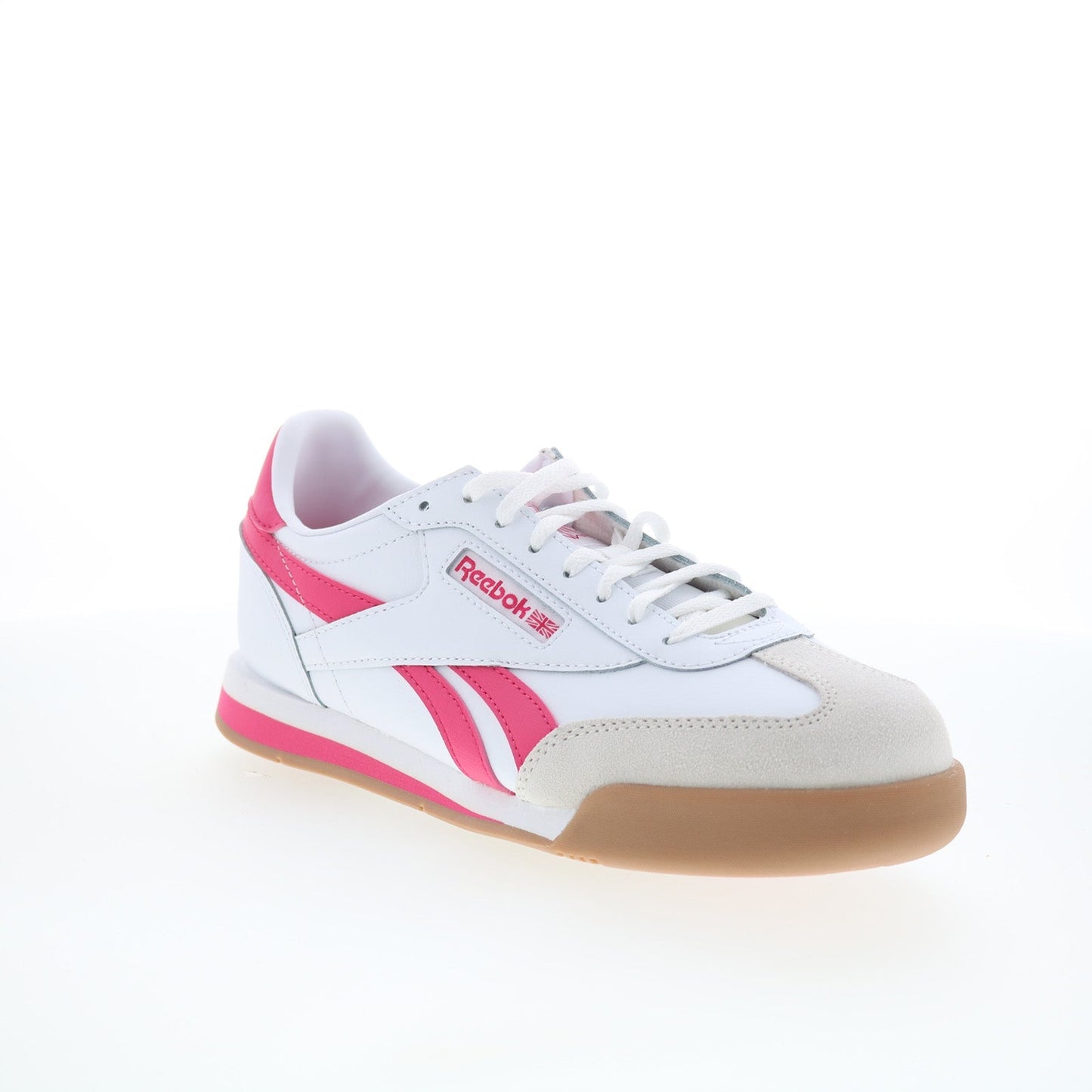Reebok Campio XT Mens White Leather Lace Up Lifestyle Sneakers Shoes