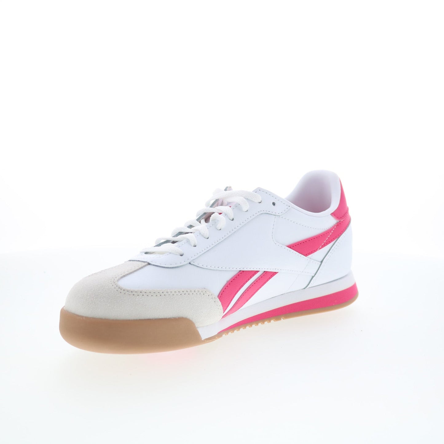 Reebok Campio XT Mens White Leather Lace Up Lifestyle Sneakers Shoes