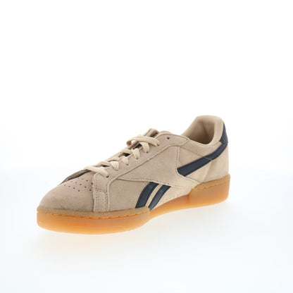 Reebok Club C Grounds UK Mens Brown Suede Lace Up Lifestyle Sneakers Shoes