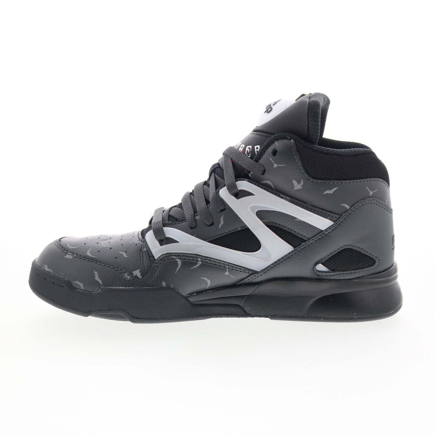 Reebok Pump Omni Zone II Mens Black Leather Lifestyle Sneakers Shoes