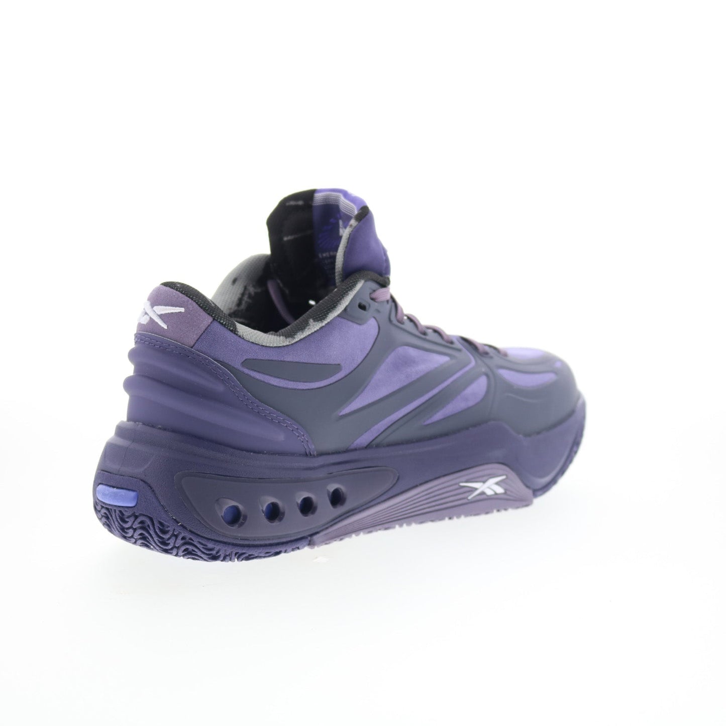 Reebok Engine A Mens Purple Synthetic Lace Up Athletic Basketball Shoes