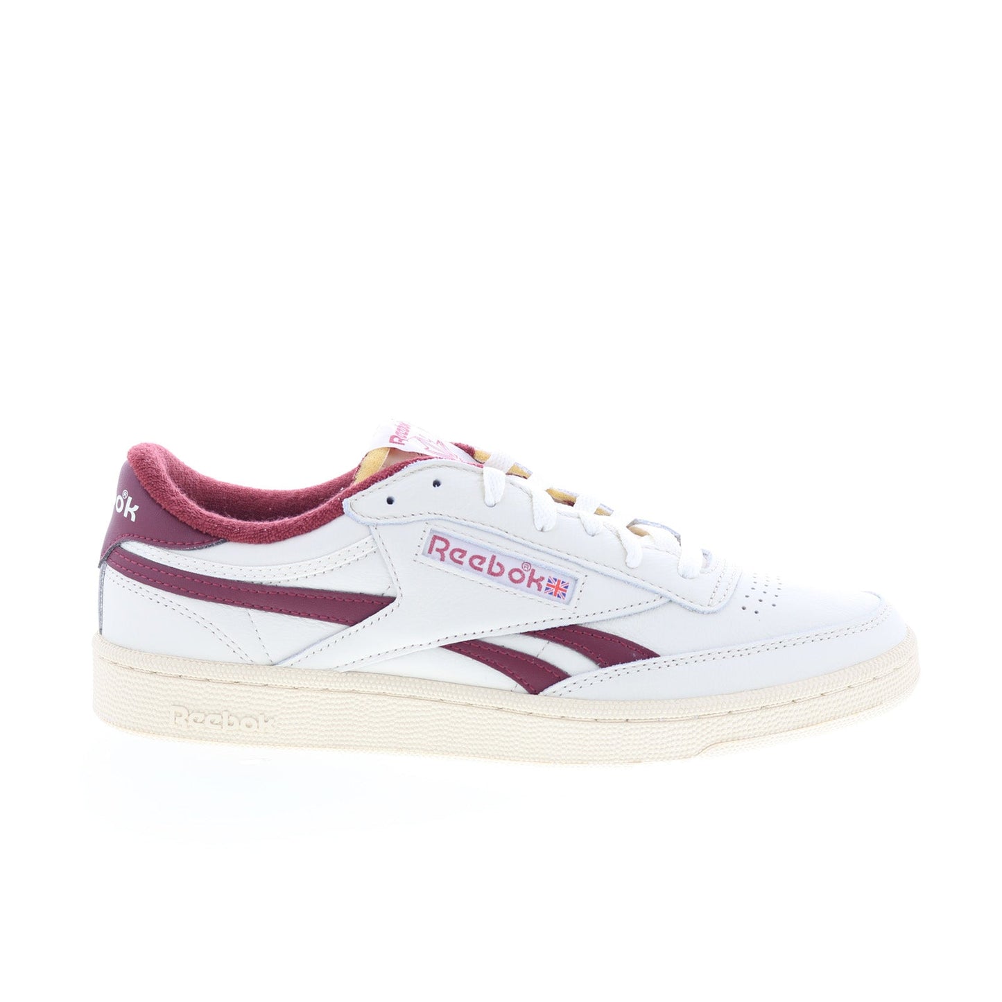Reebok Club C Revenge Vintage Mens White Leather Lifestyle Sneakers Shoes