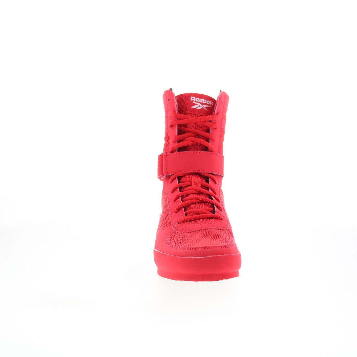 Reebok Boxing HI Mens Red Mesh Lace Up Athletic Boxing Shoes