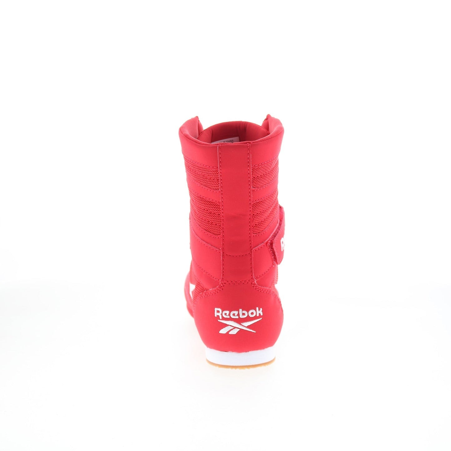 Reebok Boxing HI Mens Red Mesh Lace Up Athletic Boxing Shoes