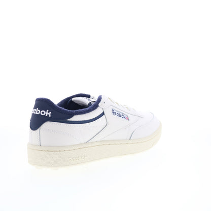 Reebok Club C Golf Mens White Leather Lace Up Athletic Golf Shoes