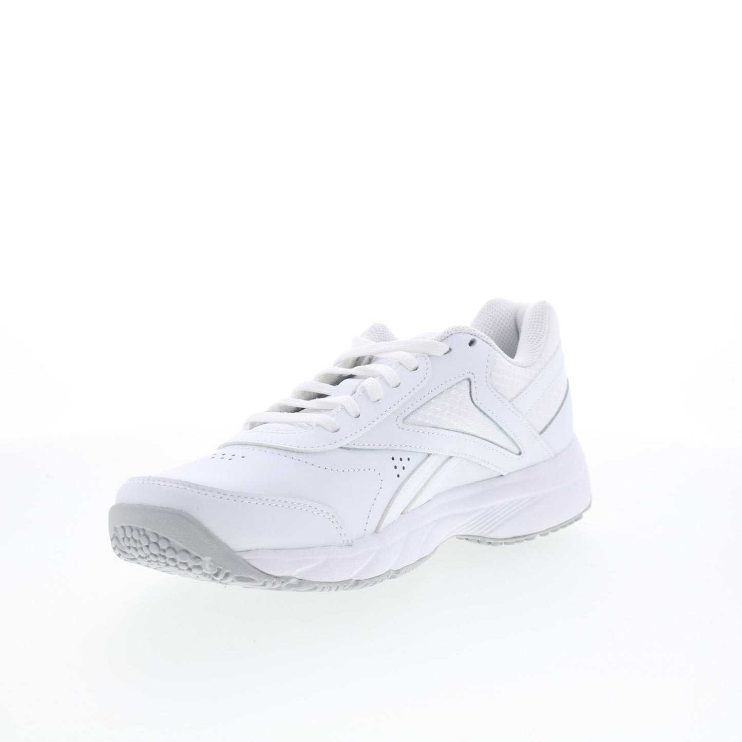Reebok Work N Cushion 4.0 Mens White Leather Lace Up Work & Safety Shoes