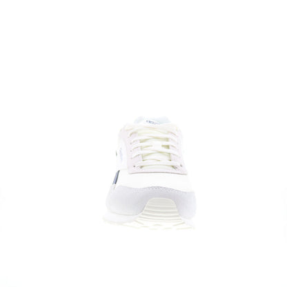 Reebok Glide Low Mens White Suede Lace Up Lifestyle Sneakers Shoes