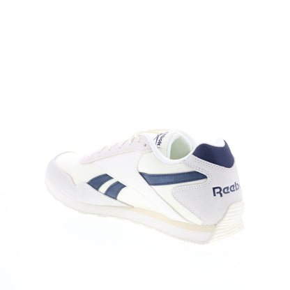 Reebok Glide Low Mens White Suede Lace Up Lifestyle Sneakers Shoes