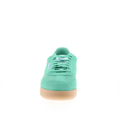 Reebok Campio XT Mens Green Suede Lace Up Lifestyle Sneakers Shoes