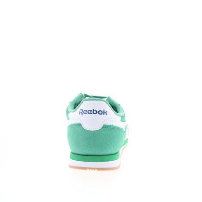 Reebok Campio XT Mens Green Suede Lace Up Lifestyle Sneakers Shoes