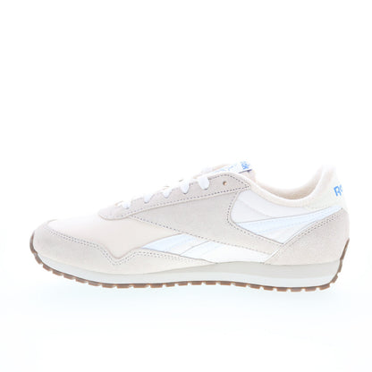 Reebok Classic AZ Mens White Suede Lace Up Lifestyle Sneakers Shoes