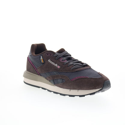 Reebok Classic Nylon 89 Mens Black Suede Lace Up Lifestyle Sneakers Shoes