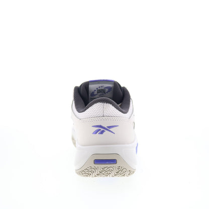 Reebok Engine LT Mens Gray Mesh Lace Up Lifestyle Sneakers Shoes