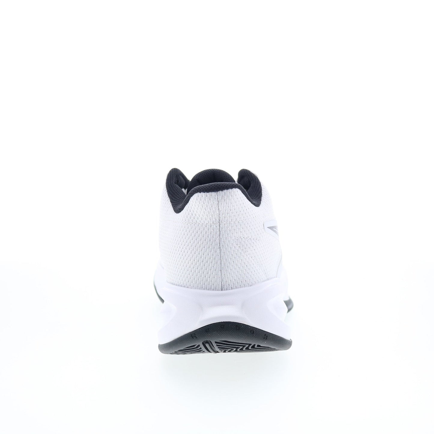 Reebok Press Mens White Canvas Lace Up Athletic Basketball Shoes