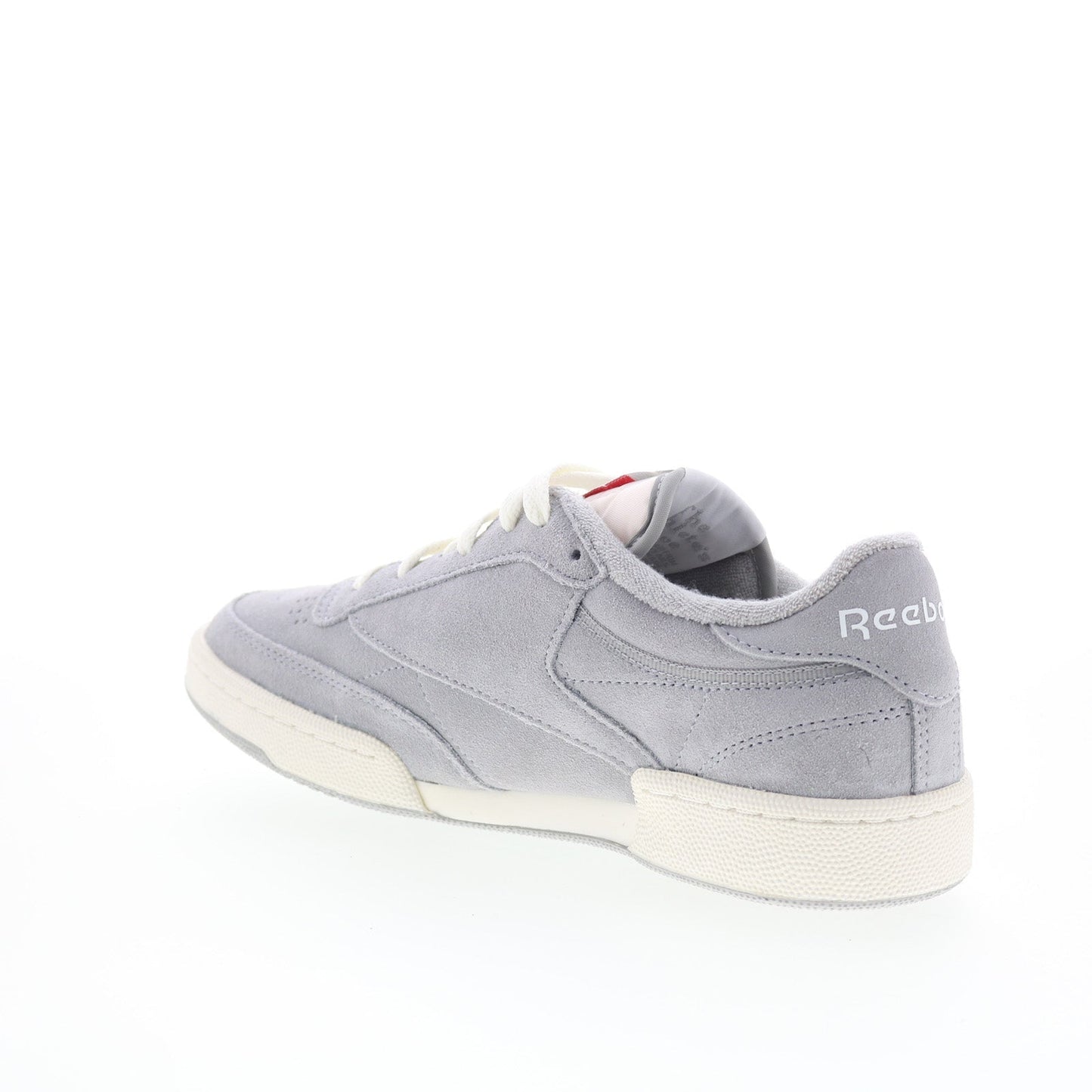 Reebok Club C 85 Vintage Mens Gray Leather Lace Up Lifestyle Sneakers Shoes