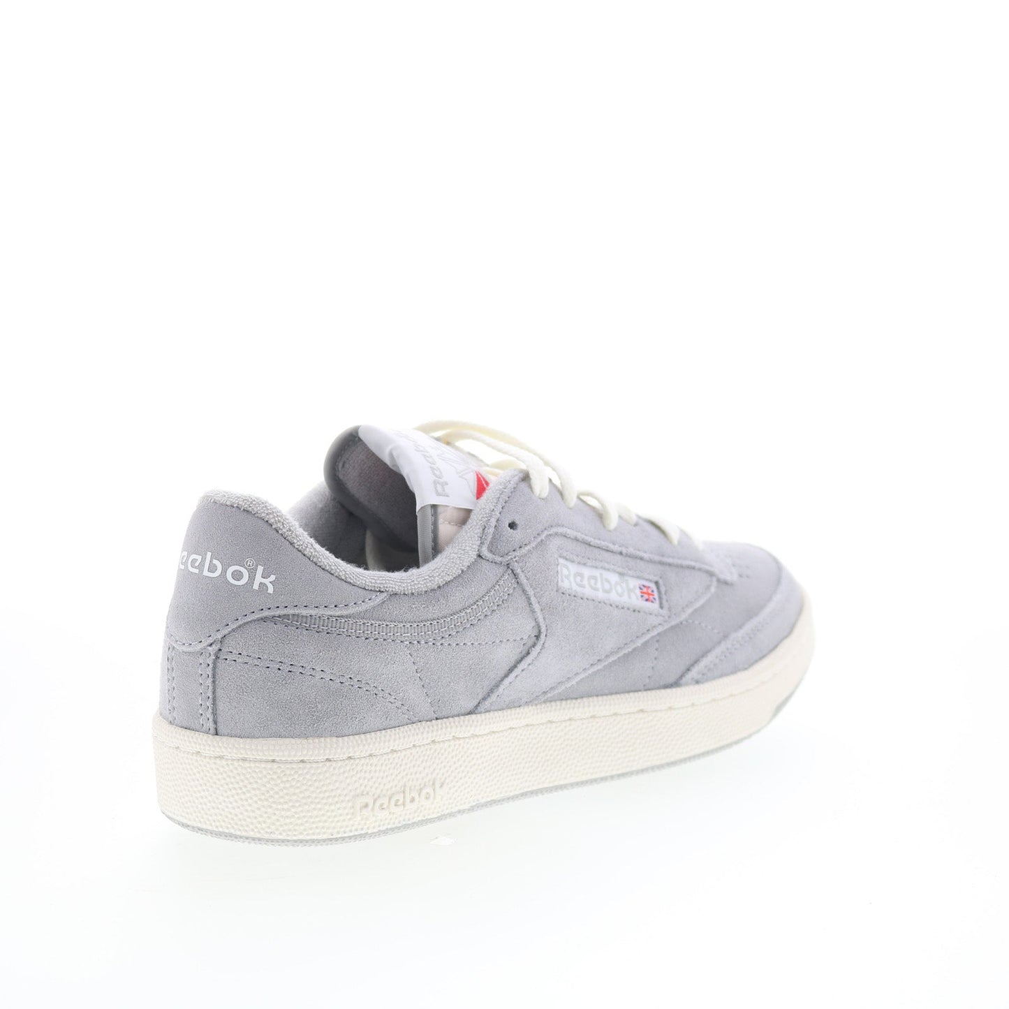 Reebok Club C 85 Vintage Mens Gray Leather Lace Up Lifestyle Sneakers Shoes