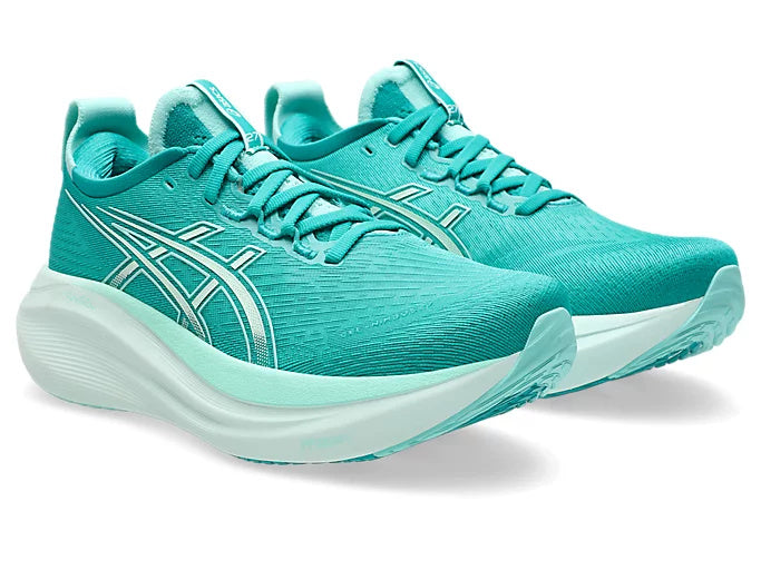 Gel-Nimbus 27 Women's :Wave Teal | Illuminate Mint
