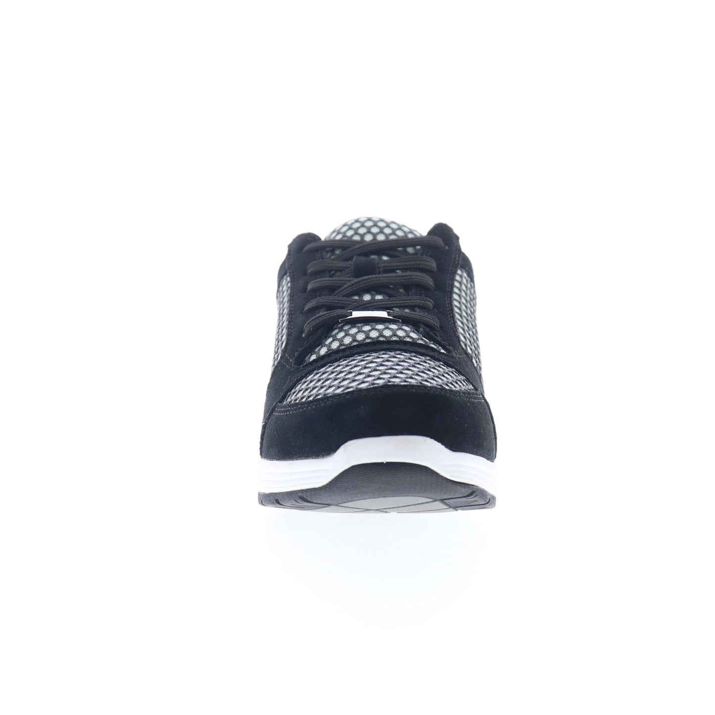 Drew Gemini 10296-19 Womens Black Extra Wide Suede Lifestyle Sneakers Shoes