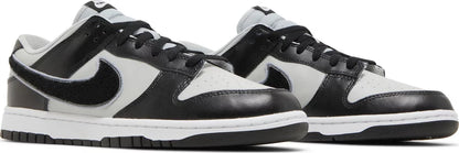 Nike Mens Dunk Low Sneakers - 'Chenille Swoosh - Grey Fog'
