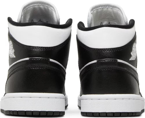 Womens Air Jordan 1 Mid Sneakers - 'Panda'