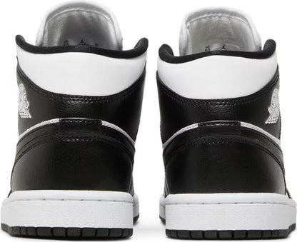 Womens Air Jordan 1 Mid Sneakers - 'Panda'