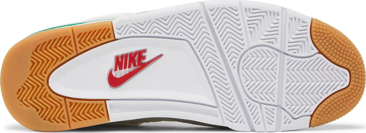 Nike Mens SB x Air Jordan 4 Retro Sneakers - 'Pine Green'