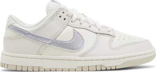 Nike Womens Dunk Low Sneakers - 'Sail Oxygen Purple'