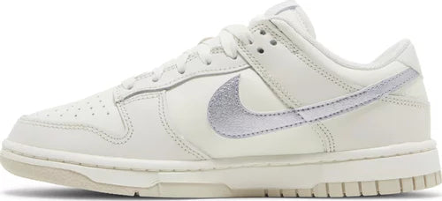 Nike Womens Dunk Low Sneakers - 'Sail Oxygen Purple'
