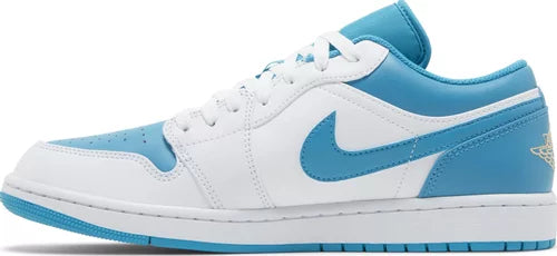Nike Mens Air Jordan 1 Low Sneakers - 'Aquatone'