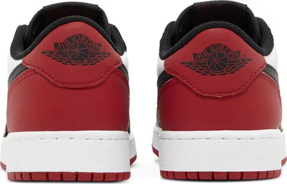 Nike Grade School Womens Air Jordan 1 Retro Low OG Sneakers - 'Black Toe'