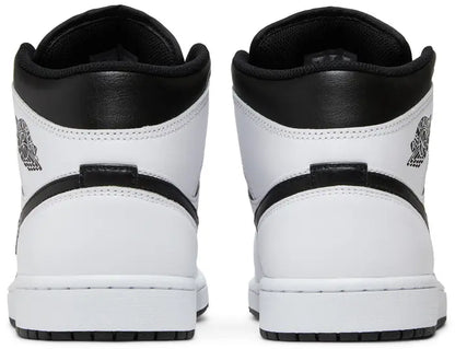 Nike Mens Air Jordan 1 Mid 'White Black'