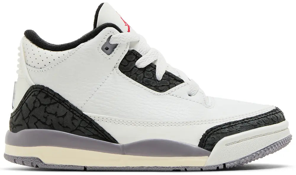 Nike Toddlers Air Jordan 3 Retro Sneakers - 'Cement Grey'