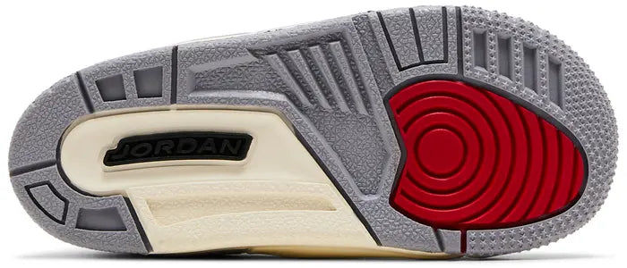 Nike Toddlers Air Jordan 3 Retro Sneakers - 'Cement Grey'