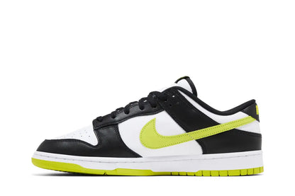 Nike Mens Dunk Low Sneakers - 'Black Bright Cactus'