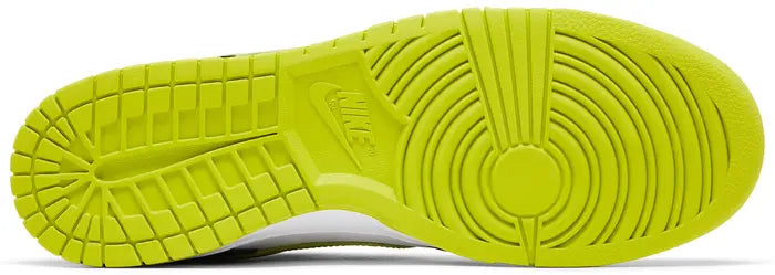 Nike Mens Dunk Low Sneakers - 'Black Bright Cactus'
