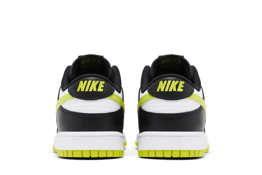 Nike Mens Dunk Low Sneakers - 'Black Bright Cactus'
