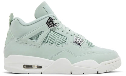 Nike Womens Air Jordan 4 Retro Sneakers - 'Abundance / Seafoam'